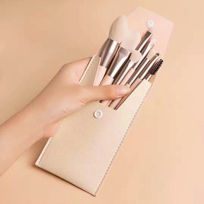 8PCS Makeup Brush Set with Bag