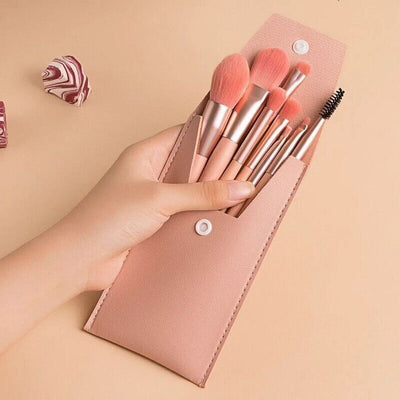 8PCS Makeup Brush Set with Bag